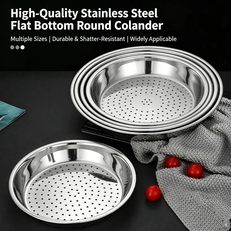 Round 410 Stainless Steel Steamer Tray 30/32/34CM | Dumplings Steamer Tray Nixie