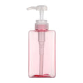 650ml Square Clear Pump Bottle – Soap, Shampoo & Lotion