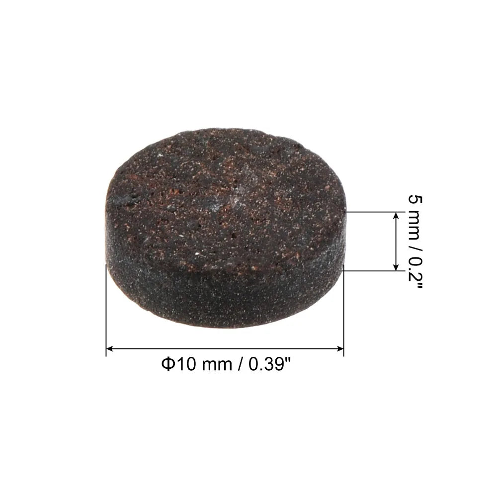 Cowhide Pool Cue Tips 9–13mm | Anti-Slip Billiard Leather Tips Billiard Cue Tips Nixie 10MM