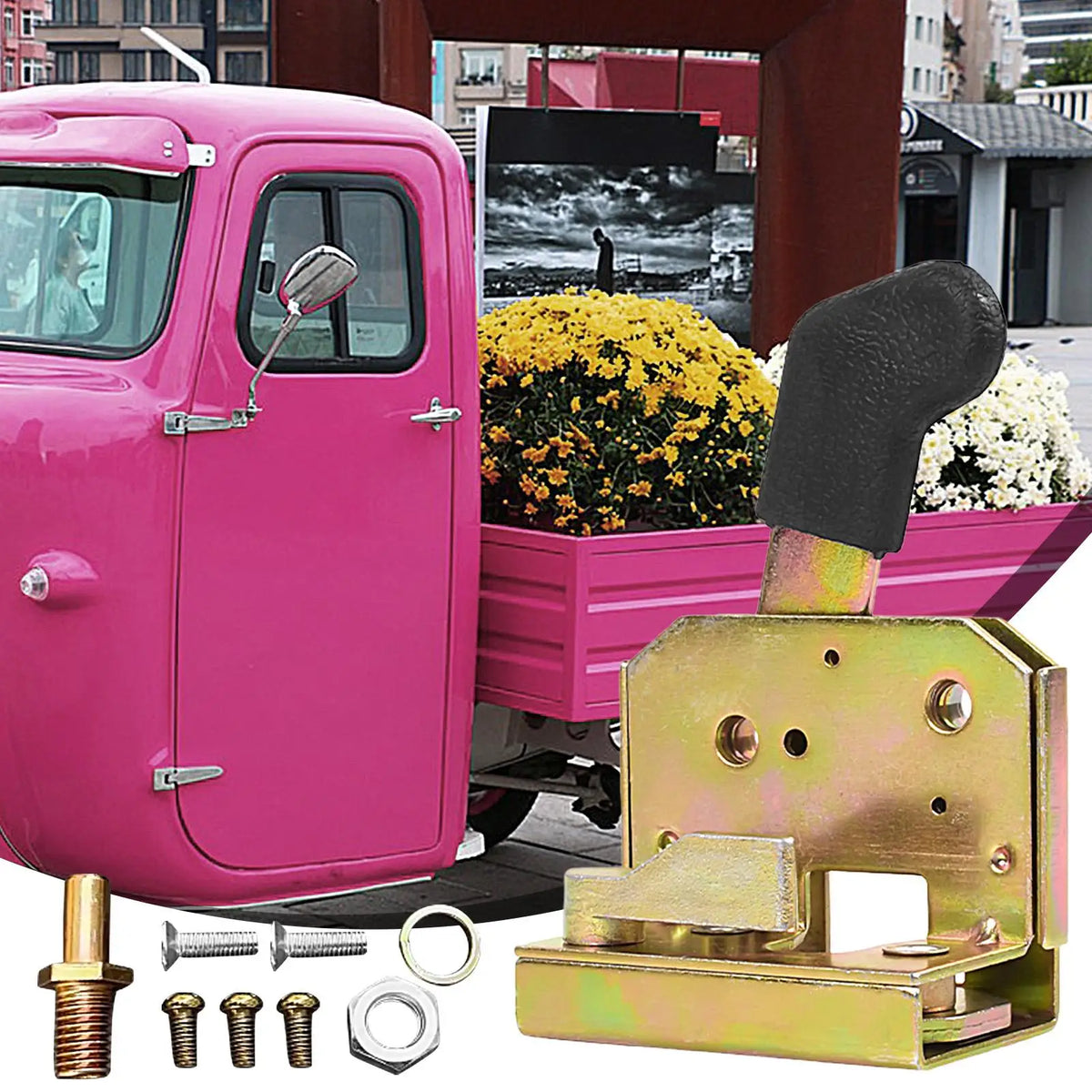 Metal Door Handle Lock Set – Forklift Tractor Tricycle Door Handle Lock Set Nixie
