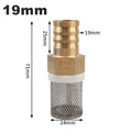 Brass Stainless Steel Hose Filter Sprayer Pump 6–19mm Pump Hose Filter Nixie 19mm