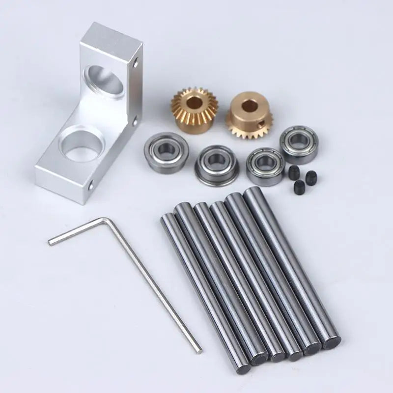 Miniature Bevel Gear 1:1 Ratio 90° Right Angle Gearbox Model Miniature Gearbox Nixie
