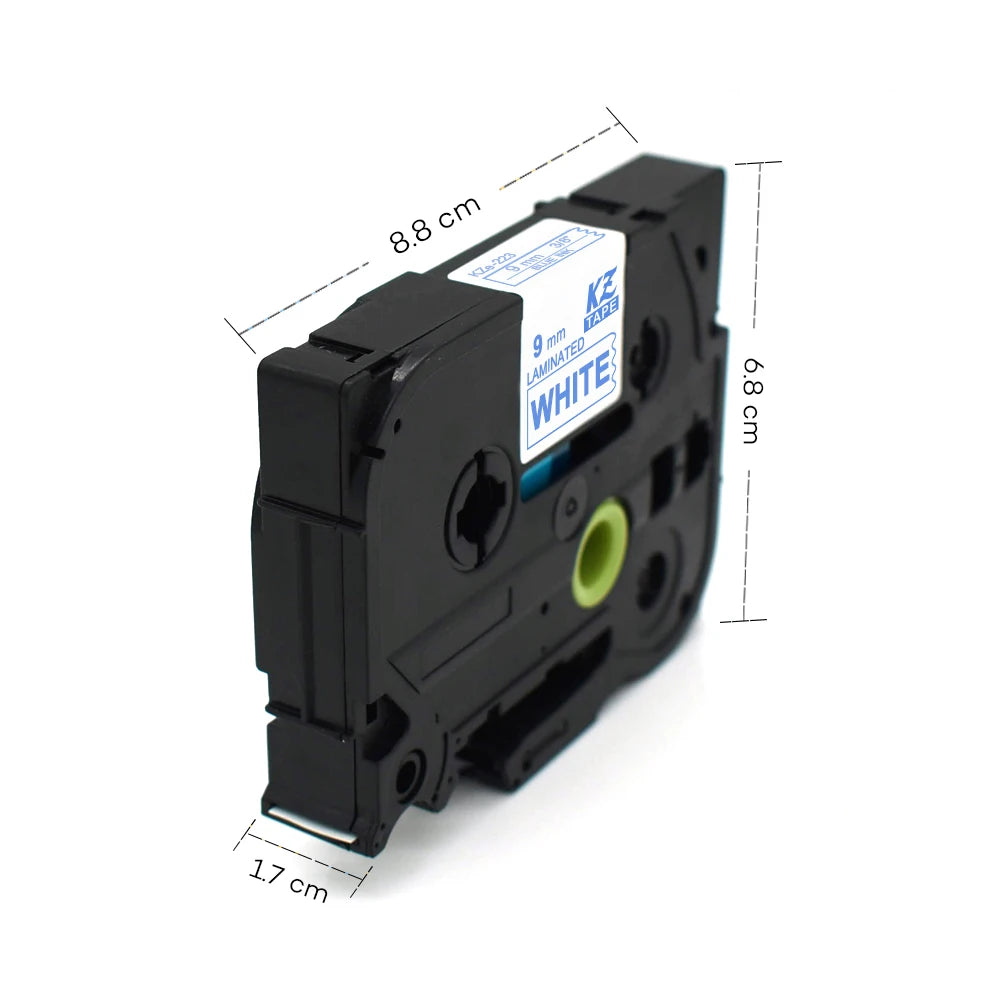 9mm Laminated Label Tape Compatible with Brother TZe-221 Label Printer Tape Nixie
