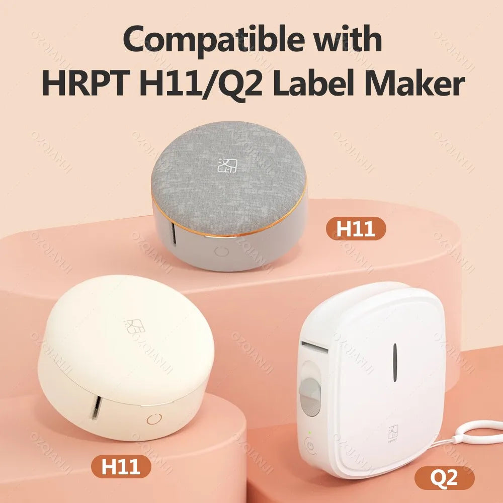 HPRT Q2 H11 Thermal Label Tape – Waterproof Adhesive Sticker Thermal Label Tape Nixie