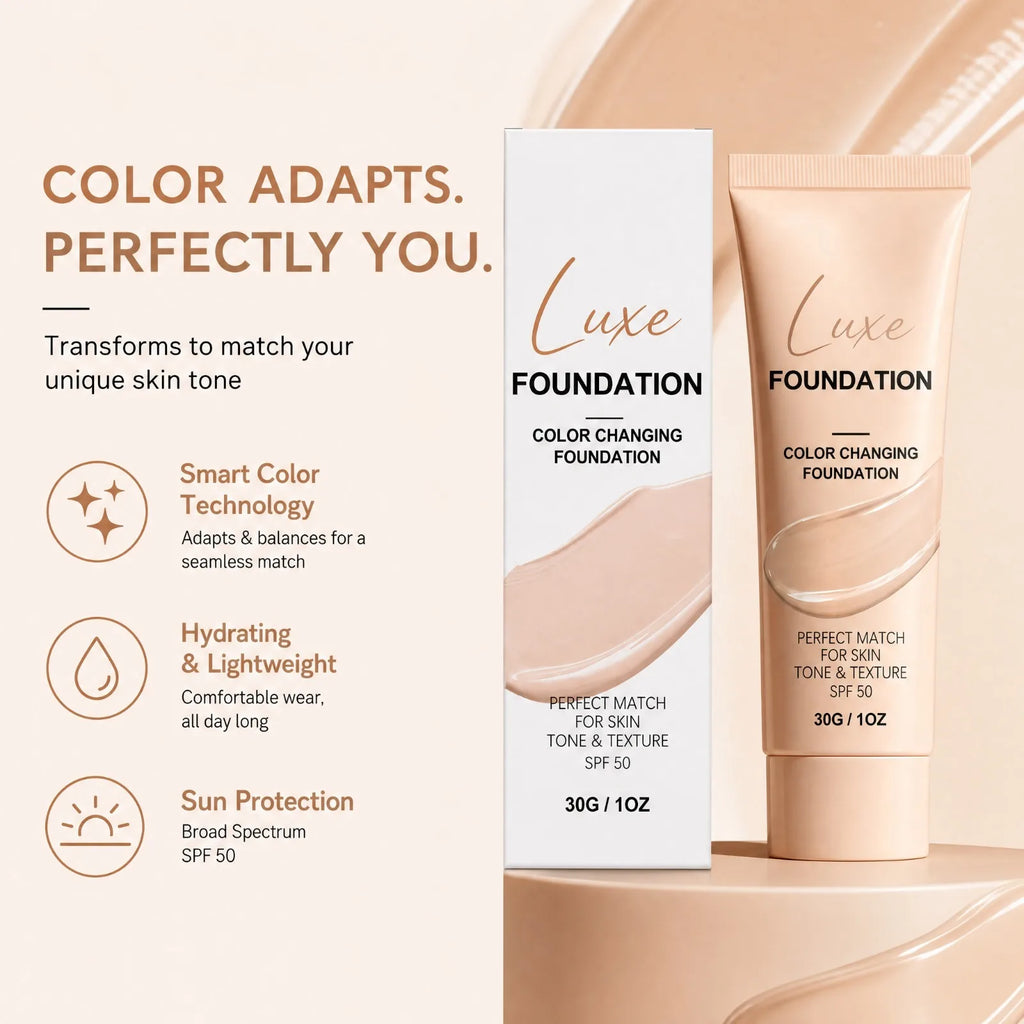 VIARELINE Color Changing Foundation SPF50 | Natural Finish Color Changing Foundation Nixie