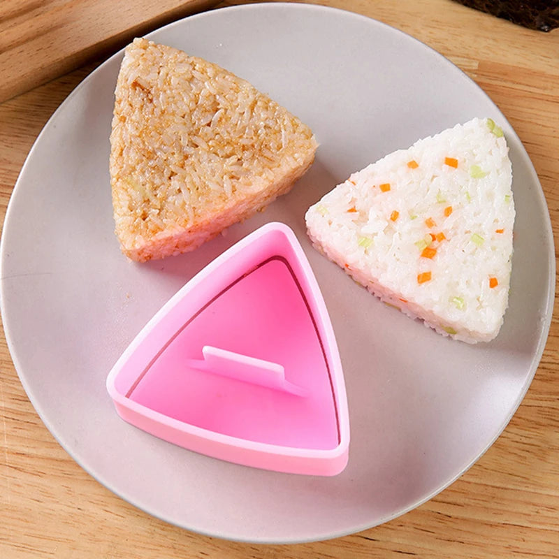 Triangular Onigiri Sushi Mold – DIY Rice Ball Press Tool