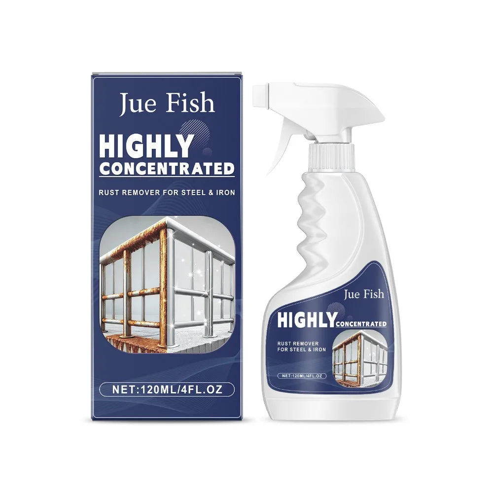 Heavy-Duty Metal Rust Remover Dissolver Spray – 120ml Rust Remover Spray Nixie White