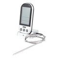 Digital Probe Food Thermometer – LCD Display, C/F Switch Kitchen Thermometer Nixie Silver