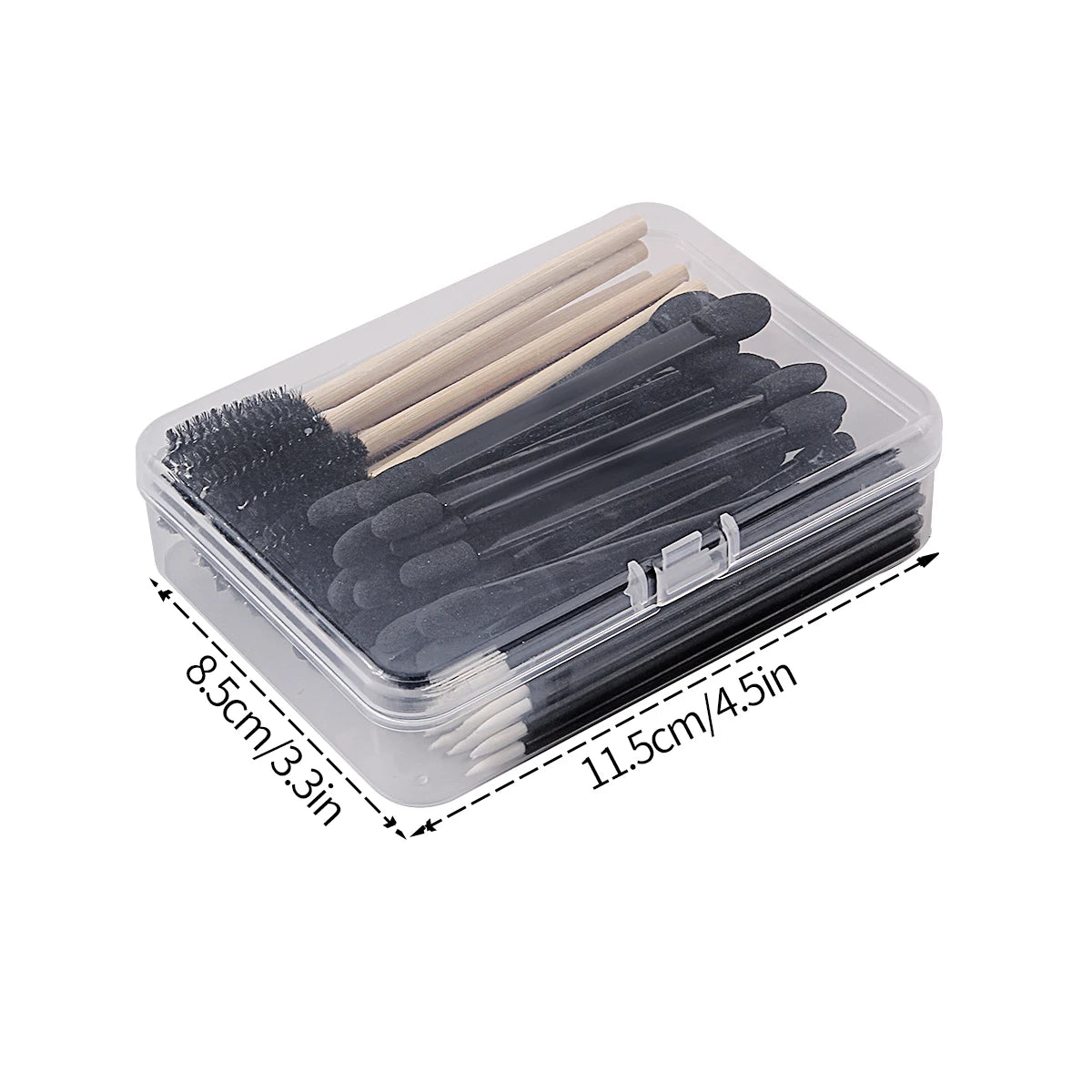 60-Piece Eye Makeup Brush Set with Storage Box | Nixie Eye Makeup Brush Set Nixie