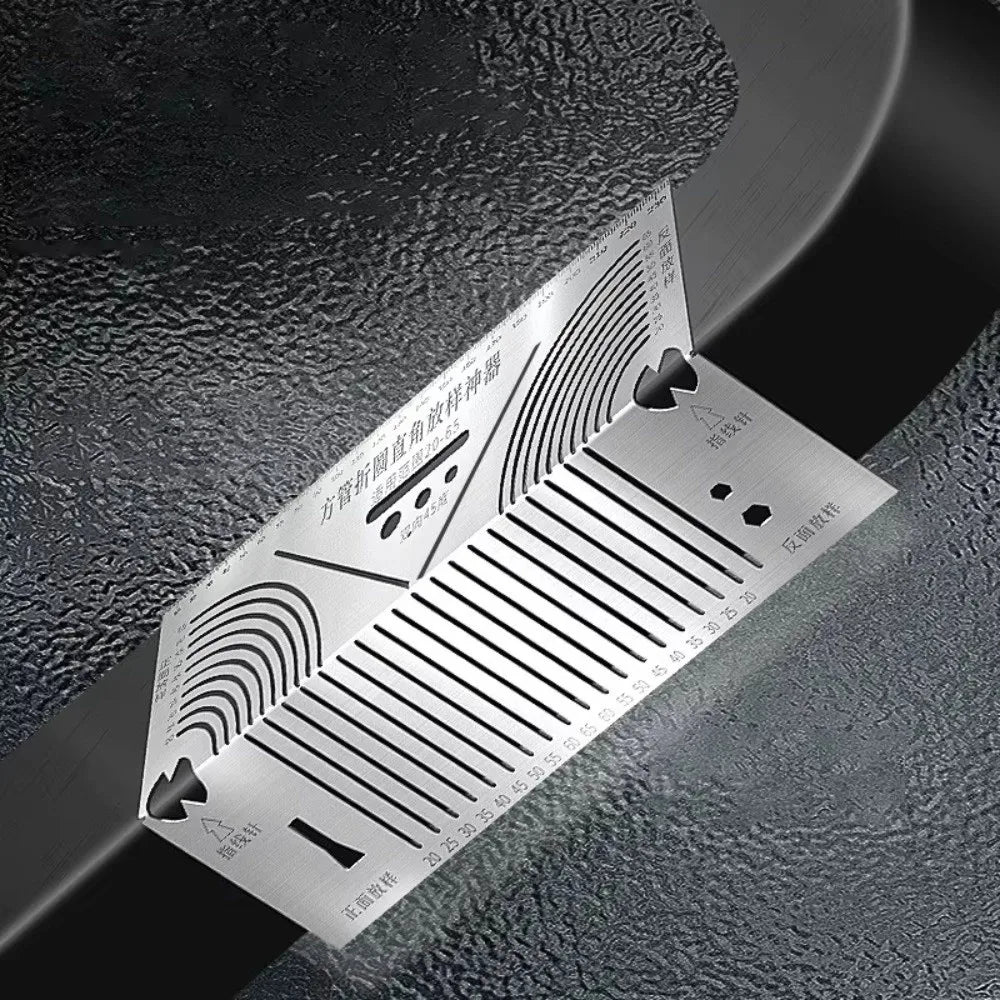 Arc Marking Ruler 90° Folding Right Angle Construction Tool