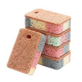 Double-Sided Microfiber Cleaning Sponge – Kitchen & Bathroom