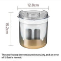 Greek Yogurt Strainer 2L Stainless Steel Fine Mesh Whey Filter Yogurt Strainer Nixie White