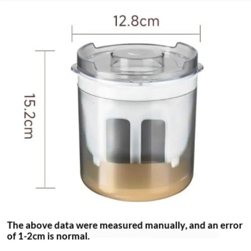 Greek Yogurt Strainer 2L Stainless Steel Fine Mesh Whey Filter Yogurt Strainer Nixie White