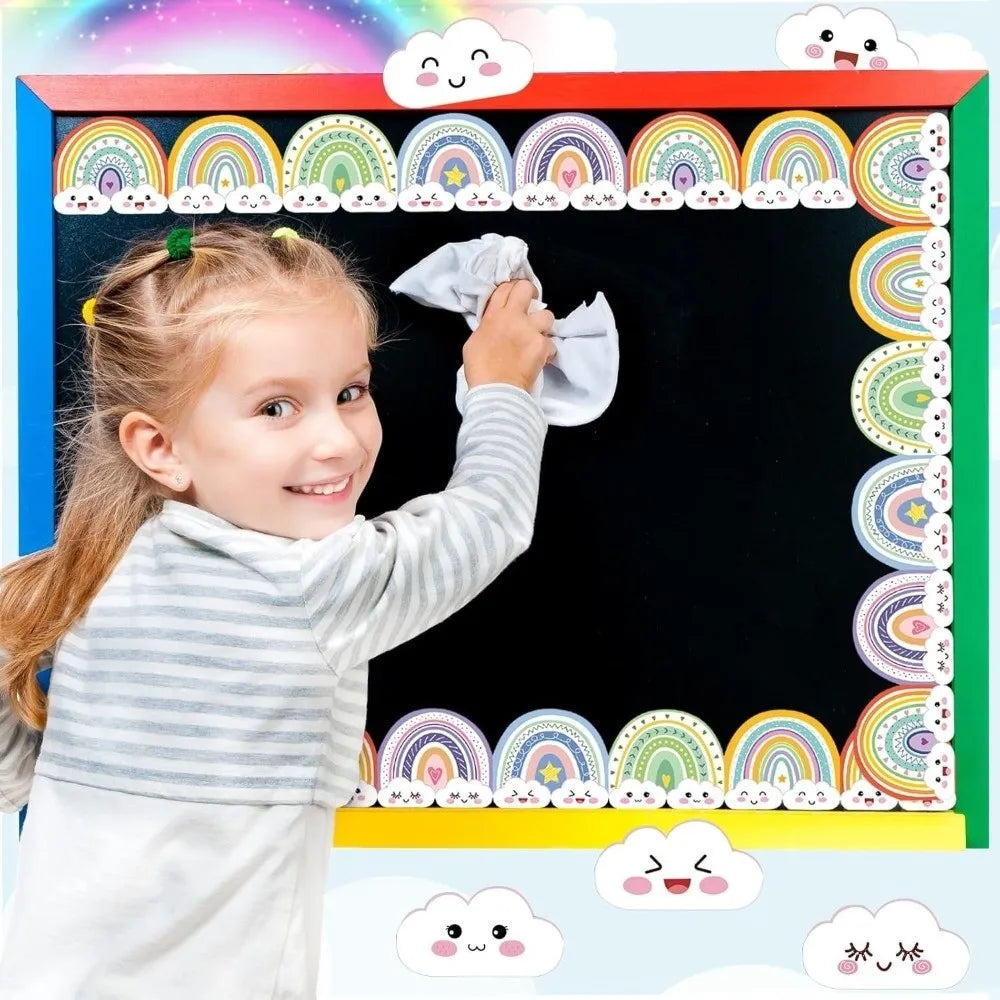 Self-Adhesive Chalkboard Bulletin Board Border Roll 7cm Decorative Border Roll Nixie