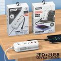 66W Anti-Static Fast Charger – 2 PD + 2 USB Ports Hub