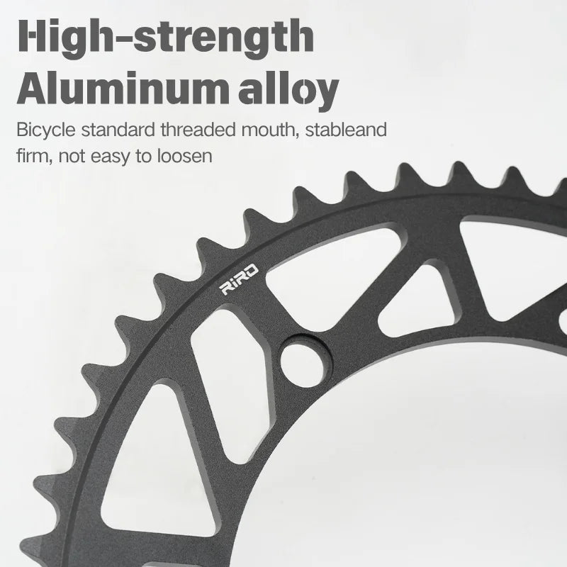 RIRO 144BCD Ultralight CNC Single Chainring | Racing Bike Bicycle Chainring Nixie