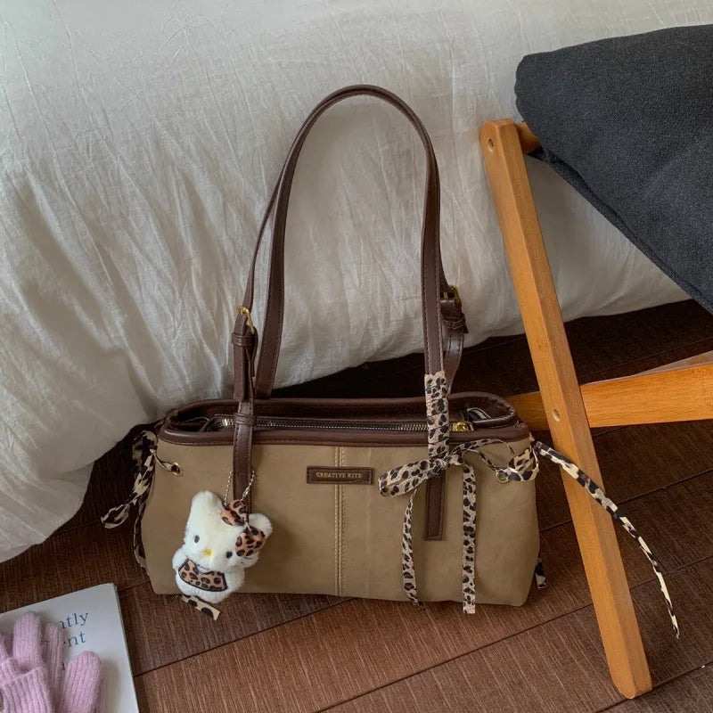 Nixie Retro Underarm Bag – Women's Maillard Shoulder Tote Women's Shoulder Bag Nixie