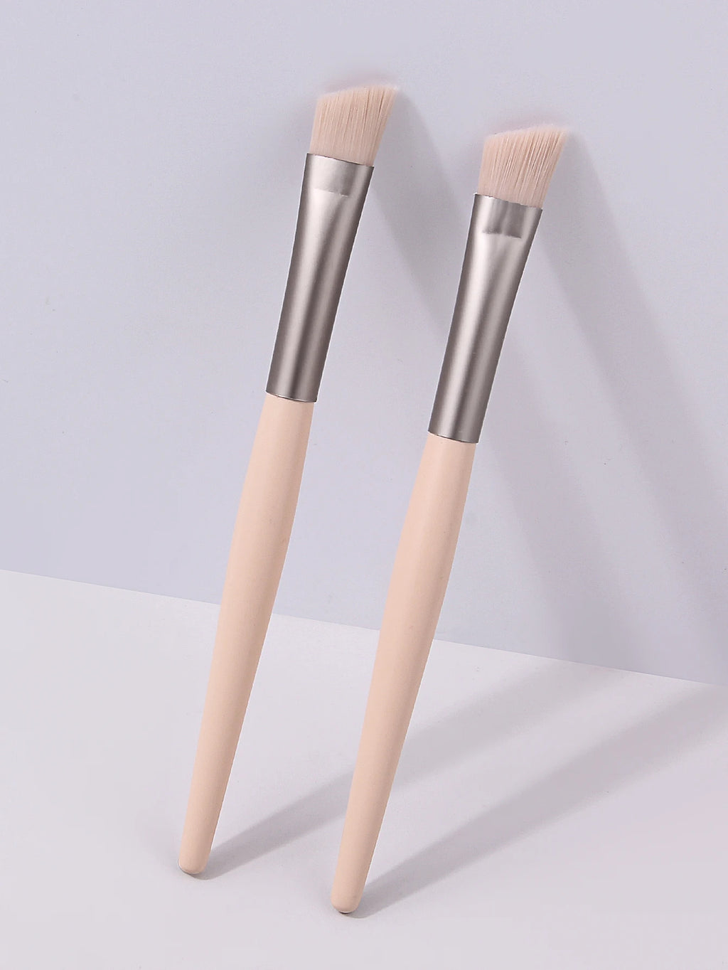 2PCS Ultra Thin Angled Eyebrow & Eyeliner Brush Set Makeup Brush Set Nixie