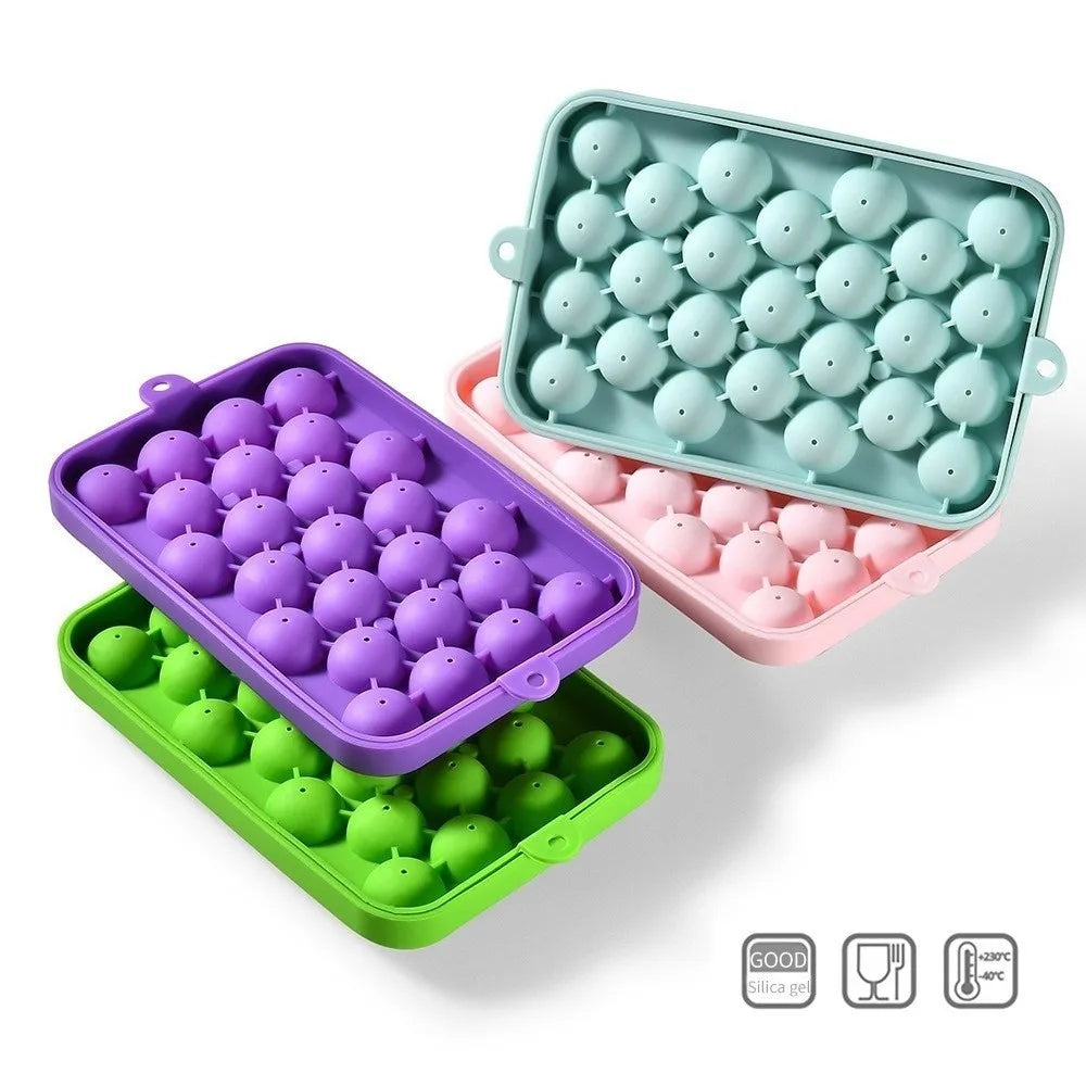 Silicone Grape Ball Mold – 25 Cavity Ice, Soap & Chocolate Mold Silicone Baking Mold Nixie