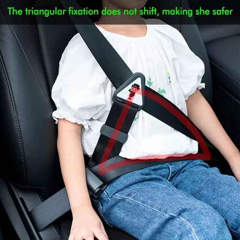 Child Car Seat Belt Adjuster – Anti-Neck Strap Limiter Seat Belt Adjuster Nixie