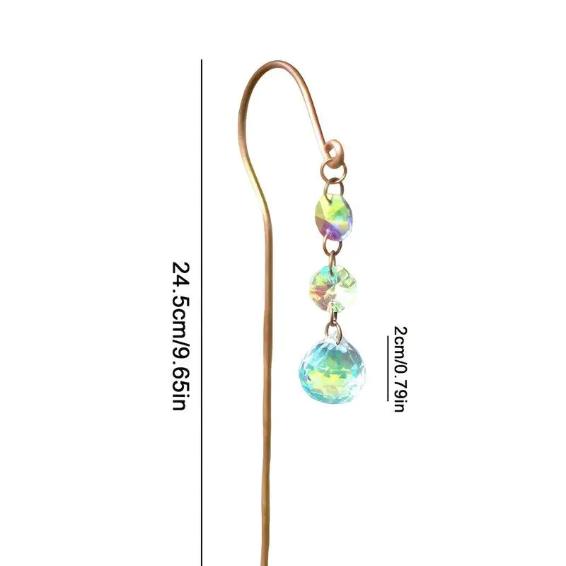 Crystal Ball Sun Catcher Garden Lawn Decoration Indoor Outdoor Garden Sun Catcher Nixie