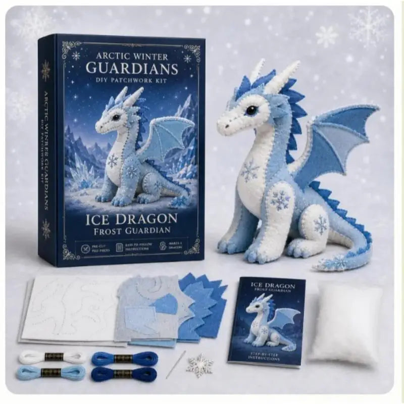 3D Snow Fox DIY Felt Sewing Kit – Pre-Cut Stuffed Animal Craft DIY Felt Sewing Kit Nixie A5