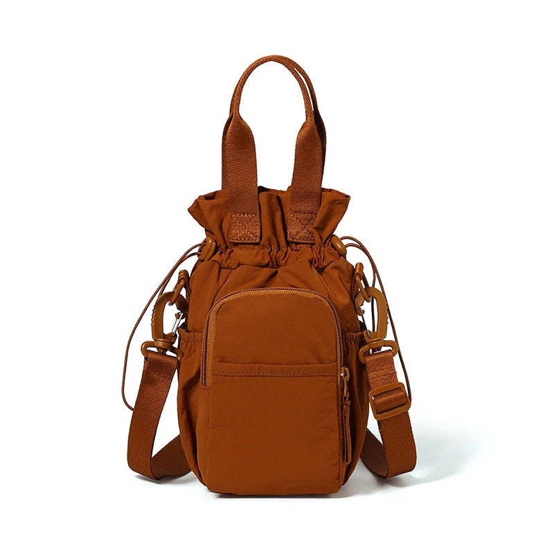 Korean Nylon Small Square Crossbody Bag – Trendy Unisex