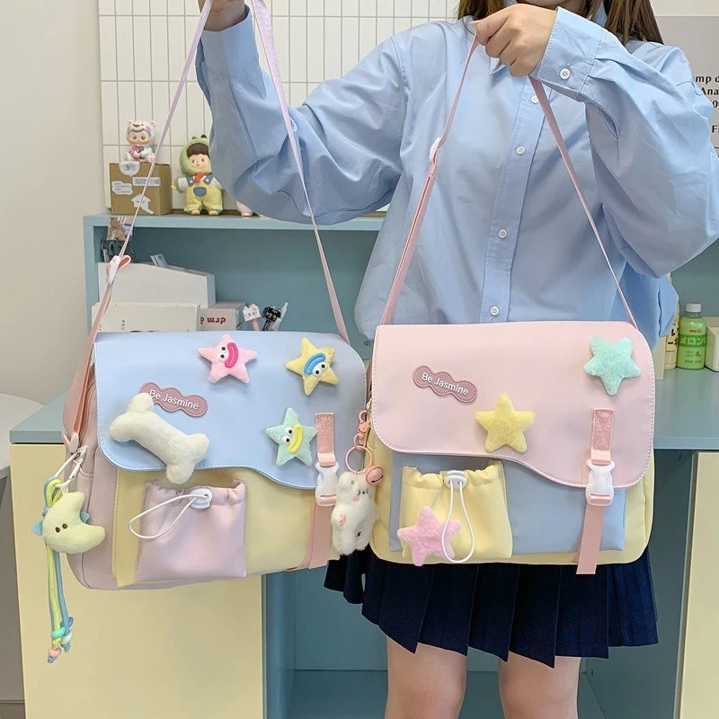 Japanese Style Nylon Sling Bag – Trendy Women's Crossbody Crossbody Sling Bag Nixie