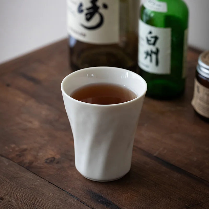 Dehua White Porcelain Coffee Cup 220ml – Ceramic Tea Mug Ceramic Coffee Mug Nixie