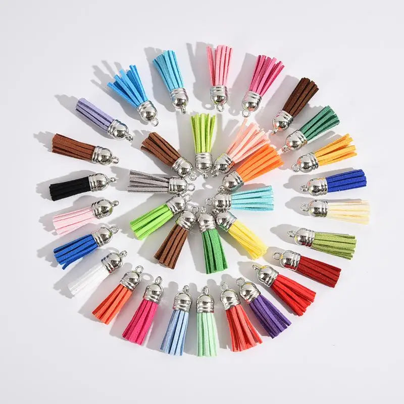 Velvet Tassel Pendants 10/20Pcs – Colorful DIY Jewelry Charms DIY Tassel Charms Nixie
