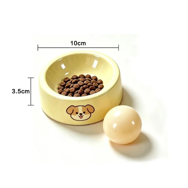 Non-Slip Anti-Tip Pet Bowl for Dogs & Cats | Nixie Pet Feeding Bowl Nixie 1 Bowl 1 Ball