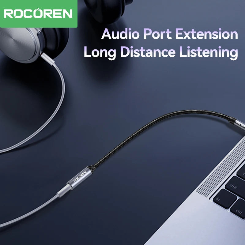 Rocoren 3.5mm AUX Audio Extension Cable Male to Female AUX Audio Cable Nixie