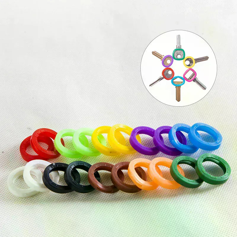 30-Pack Silicone Key Covers – Multicolor Elastic Key Caps Silicone Key Covers Nixie