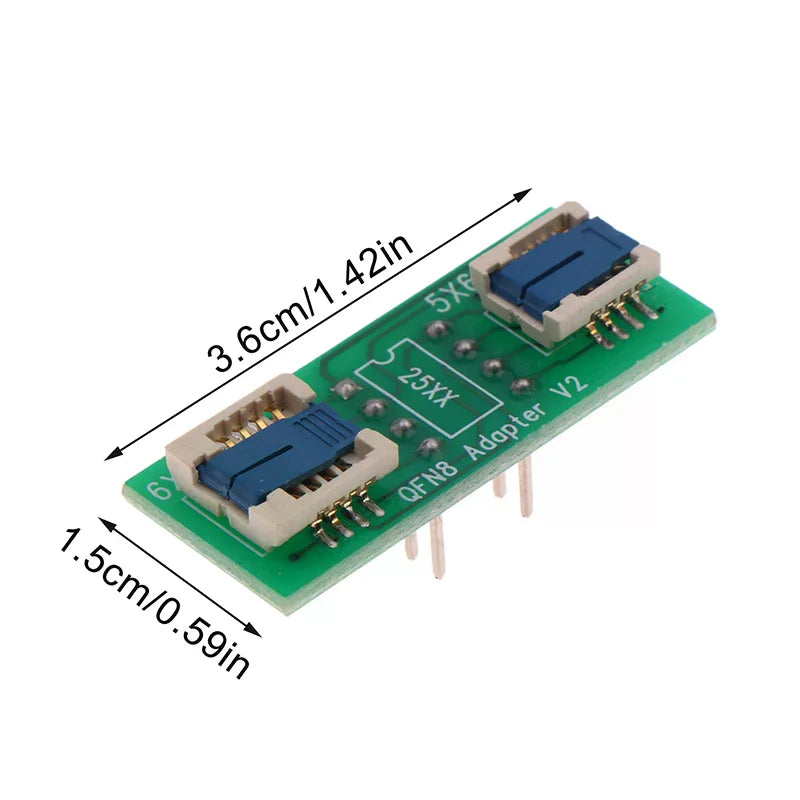 QFN8 WSON8 Universal Flash Socket Adapter for BIOS SMT Chips IC Socket Adapter Nixie