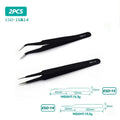 Anti-Static ESD Stainless Steel Tweezers for PCB & Phone Repair