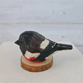 Hand Carved Wooden Bird Figurine – Hand Painted Colorful Decor Wood Bird Figurine Nixie A11