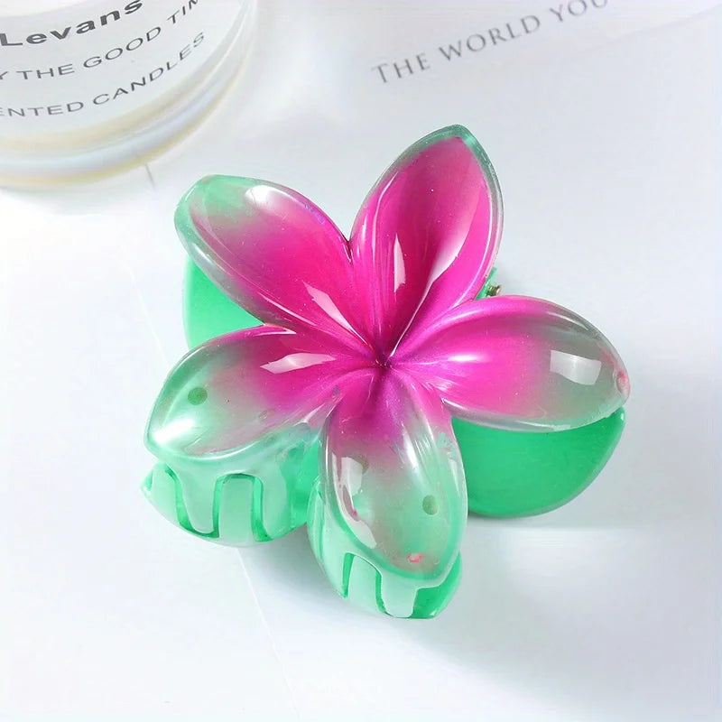 Flower Gradient Hair Claw Clip for Women & Girls Hair Claw Clip Nixie 8 -7cm
