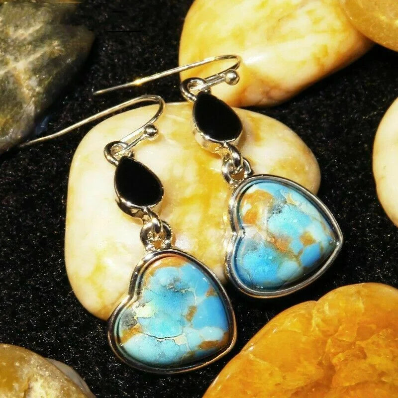 Turquoise Zircon Crystal Stud Earrings | Wedding Gift Jewelry Crystal Stud Earrings Nixie