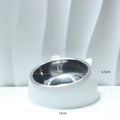 Stainless Steel Tilted Pet Bowl for Cats & Dogs | Ergonomic Pet Feeding Bowl Nixie White