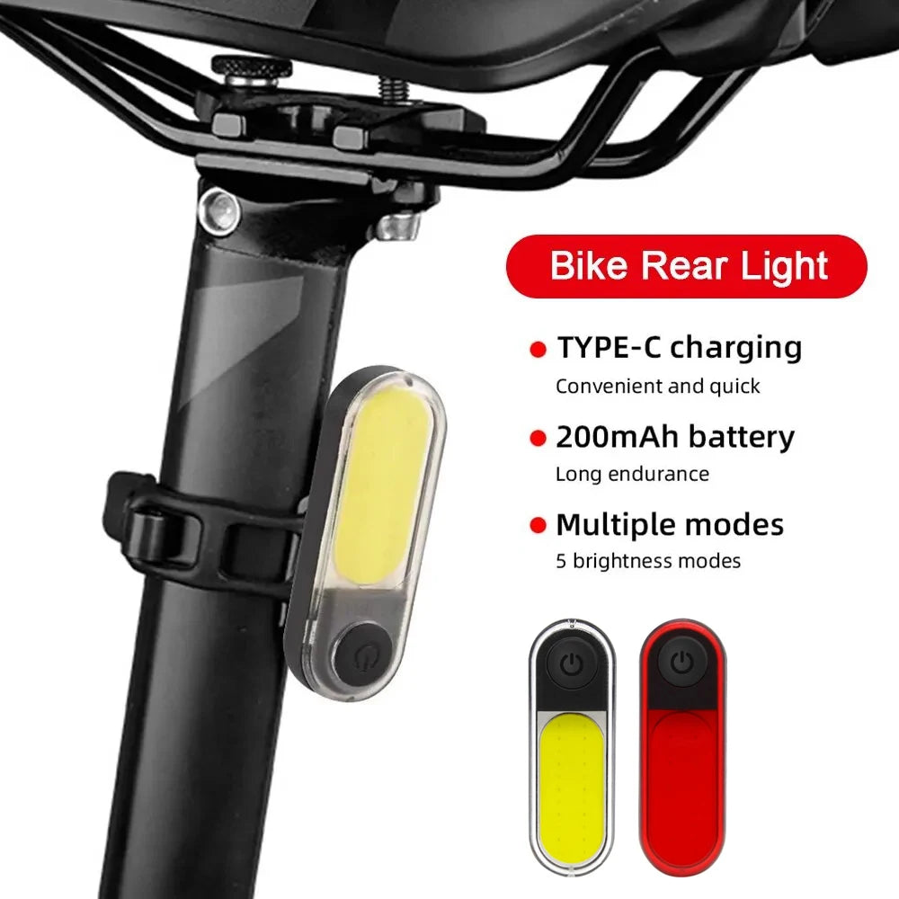 LED Rechargeable Bike Rear Tail Light – MTB & Road Cycling Bicycle Tail Light Nixie