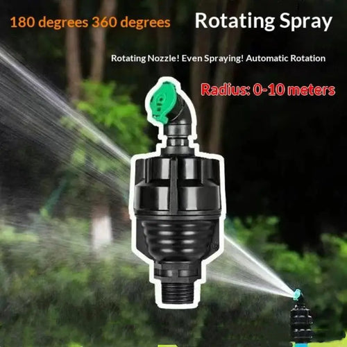 1/2 Inch 360° Rotating Garden Irrigation Sprinkler Nozzle Garden Irrigation Nozzle Nixie Default Title