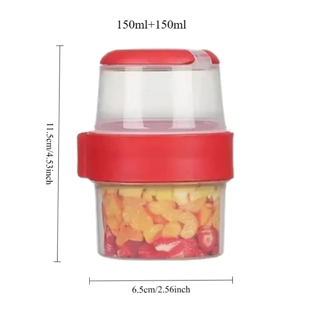 Double Layer Leak-Proof Lunch Box | Overnight Oats Container