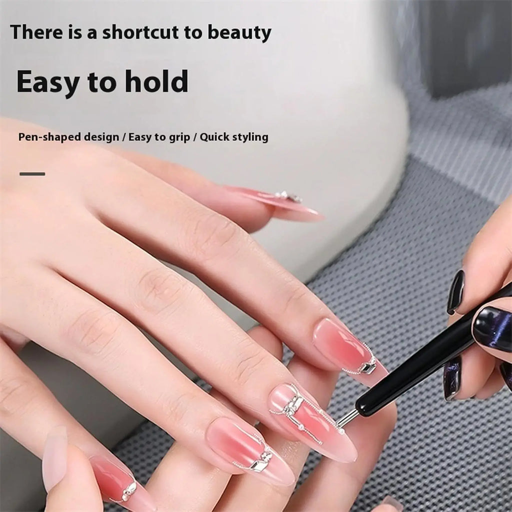 Nixie Magnetic Nail Pen – Steel Ball Nail Art Placement Tool Nail Art Tool Nixie