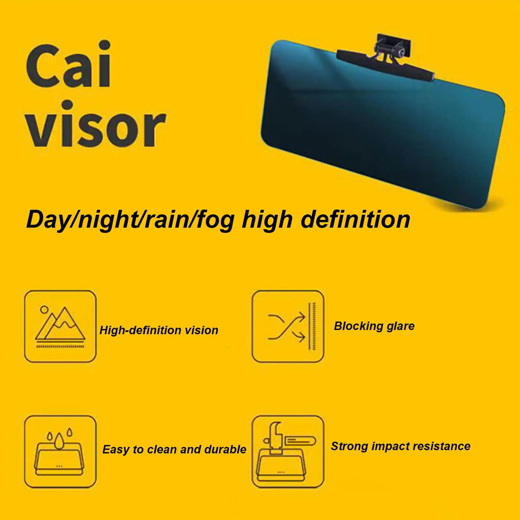 Car Visor Extender HD Anti-Glare Sun Blocker 180° Rotation Car Visor Extender Nixie