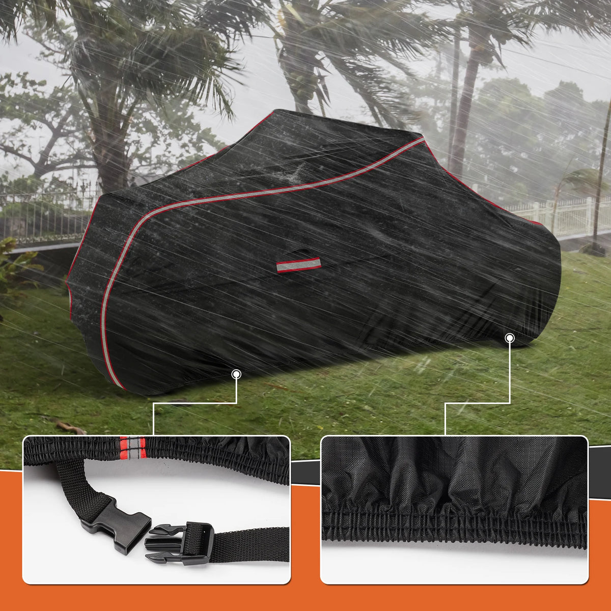 Can-Am Ryker 600/900/Sport/Rally 210D Waterproof Full Cover Vehicle Cover Nixie