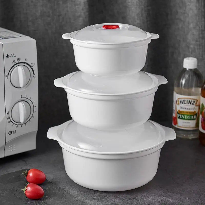 Microwave Lunch Box Set with Lid – Soup Pot & Rice Steamer Microwave Lunch Box Nixie