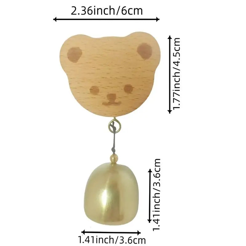 Wooden Aluminum Wind Chime – Balcony, Porch & Home Decor Wind Chime Decor Nixie