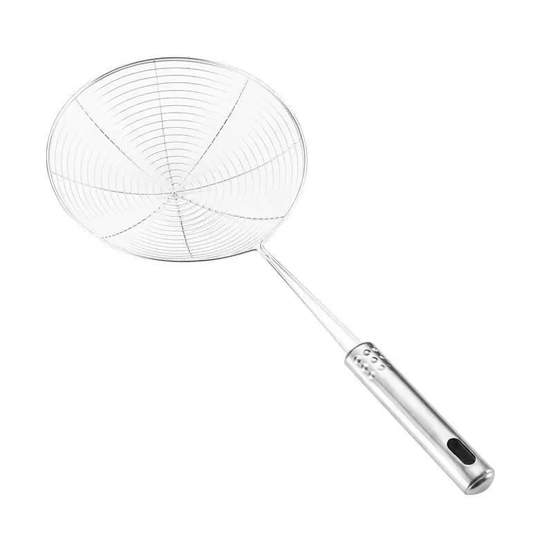 Stainless Steel Skimmer Spoon | Long Handle Mesh Strainer Kitchen Strainer Spoon Nixie