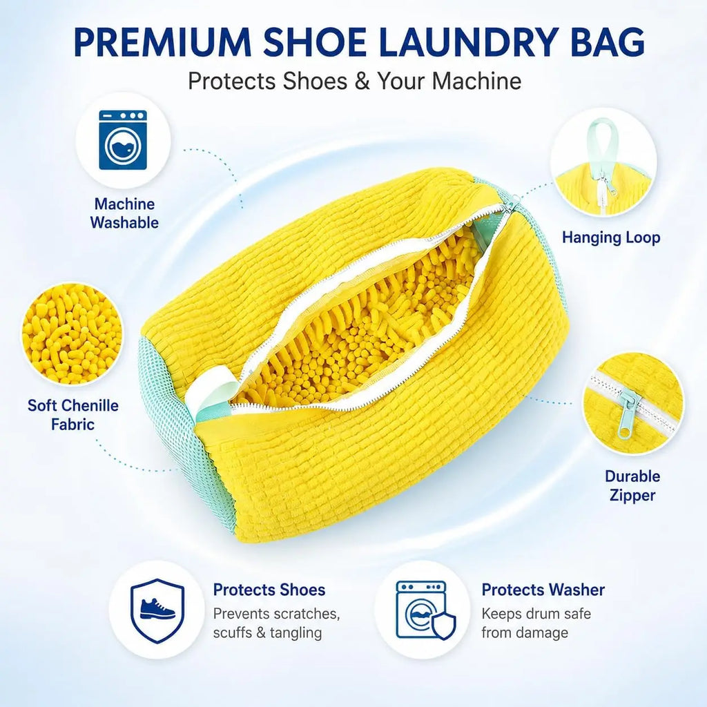 Shoe Washing Bag – Durable Mesh Laundry Bag for Sneakers Shoe Laundry Bag Nixie