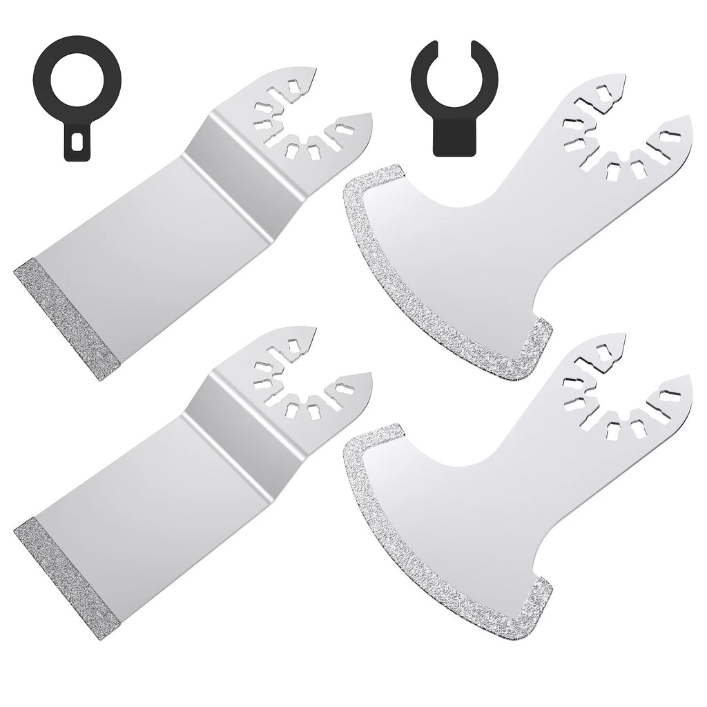 Diamond Oscillating Grout Remover Blades Kit – 3-12 Pcs